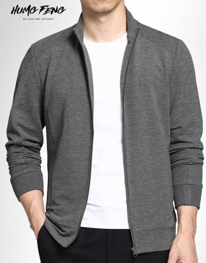 悍風男裝2016秋季新品 立領休閑開衫，打造韓系型格