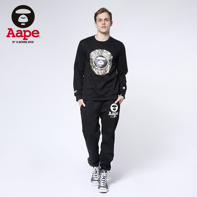 AAPE迷彩加絨衛(wèi)衣 秋冬潮流風(fēng)向標，解鎖情侶穿搭新范式